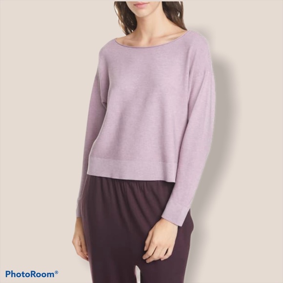 NWT Eileen Fisher Cropped Texture Ballet-Neck - Picture 4 of 8